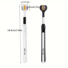 3-Sided Soft Toothbrush for Gentle Clean Teeth Gums, Deep Cleaning Oral Care