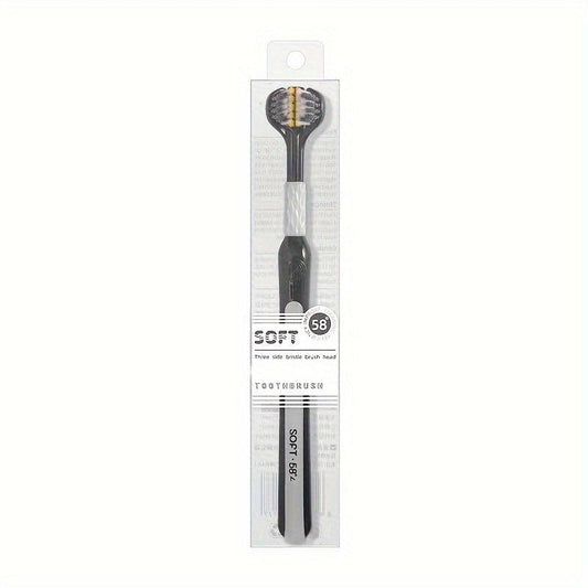 3-Sided Soft Toothbrush for Gentle Clean Teeth Gums, Deep Cleaning Oral Care