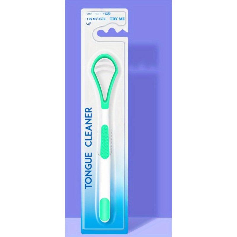 1pc Tongue Scraper Reduce Bad Breath Oral Care Silicone Tongue Cleaners