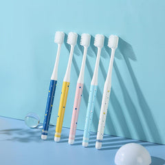 5pcs Soft Manual Toothbrushes - Deep Cleaning Oral Care for Adults