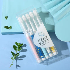 5pcs Soft Manual Toothbrushes - Deep Cleaning Oral Care for Adults