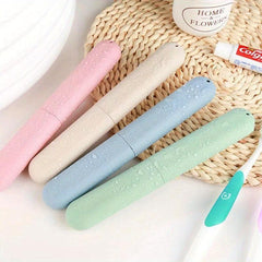 4pcs Toothbrush Storage Case Travel Cup Holder Camping Home School Business