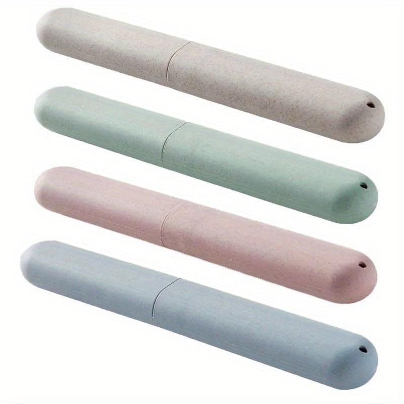 4pcs Toothbrush Storage Case Travel Cup Holder Camping Home School Business