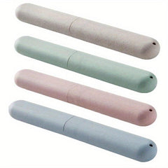 4pcs Toothbrush Storage Case Travel Cup Holder Camping Home School Business