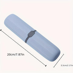 Portable Plastic Toothbrush Holder and Denture Brush Case