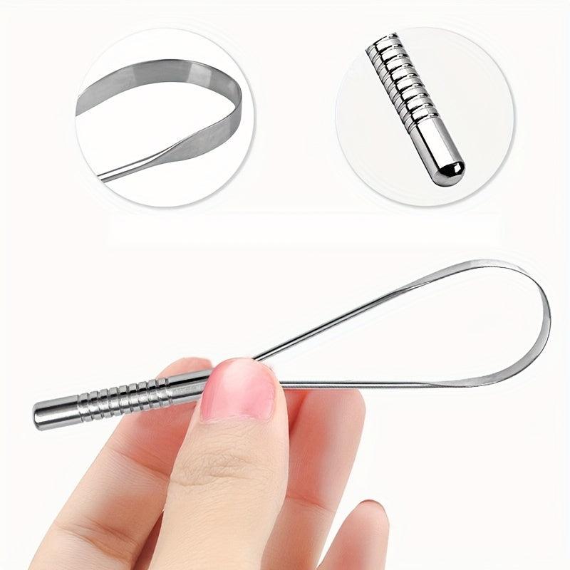 Stainless Steel Tongue Scraper Oral Care Tool