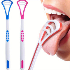 2pcs Tongue Scraper Reduce Bad Breath For Oral Care
