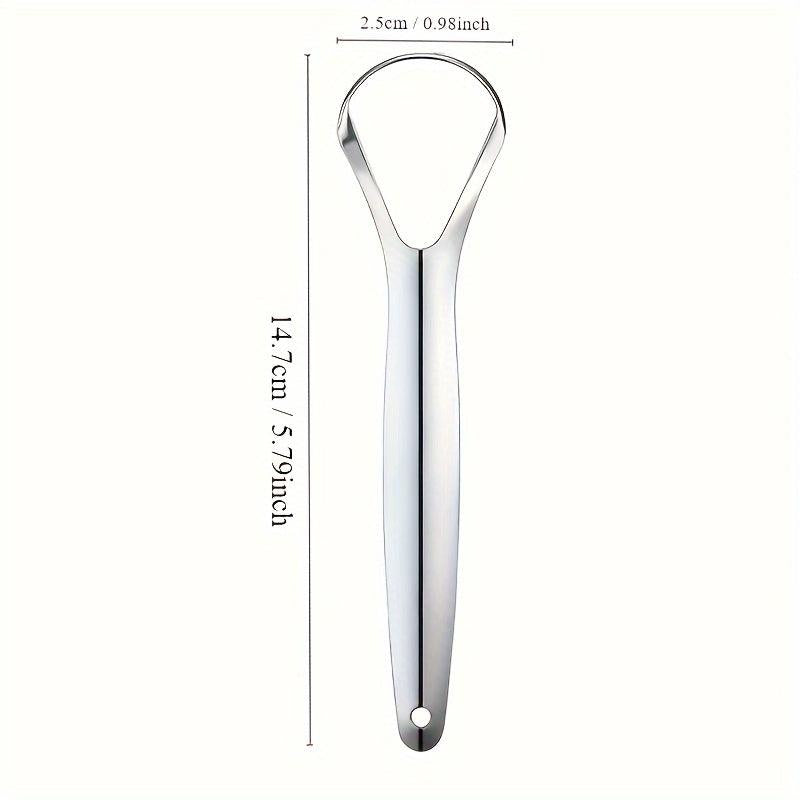 3pcs Tongue Scraper Reduce Bad Breath Oral Care Stainless Steel Cleaners