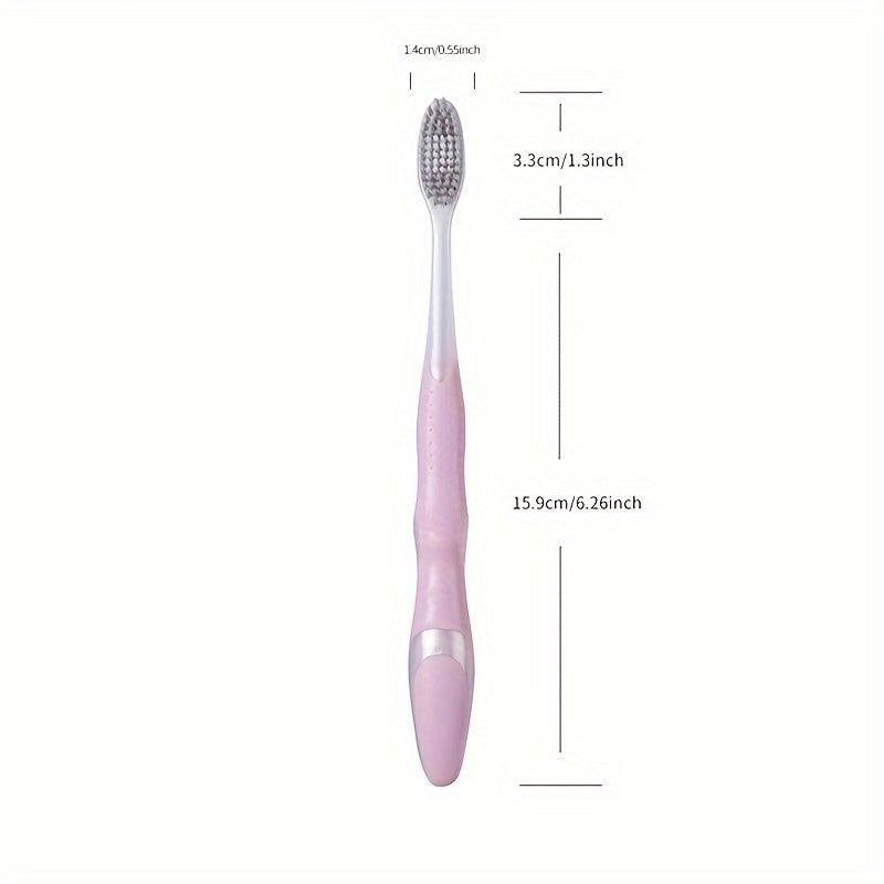 8pcs Soft Filament Toothbrush Rounded Brush Head Easy Remover Toothbrush