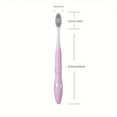 8pcs Soft Filament Toothbrush Rounded Brush Head Easy Remover Toothbrush