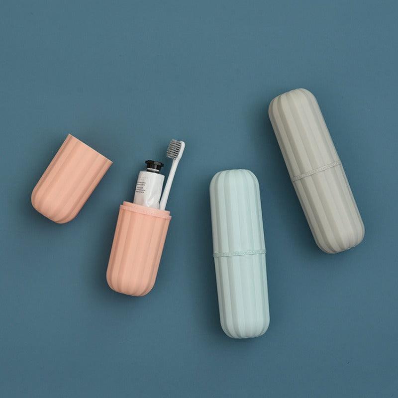 Portable Toothbrush Storage Container Box Gargle Cup