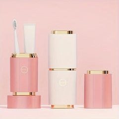 Portable Travel Toothbrush Storage Container Box Gargle Cup