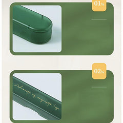 Toothbrush Storage Case Travel Mouthwash Cup Holder