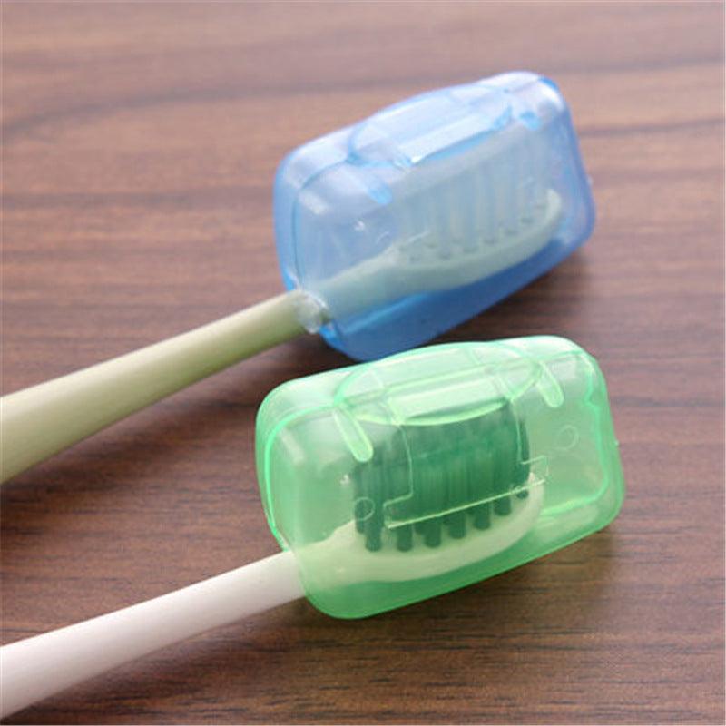 20 Pc Travel Bath Set Compressed Towels Toothbrush Cup Brush Head Cap Protectors