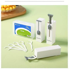 Dental Floss Picks Storage Box Portable Dispenser Flossers