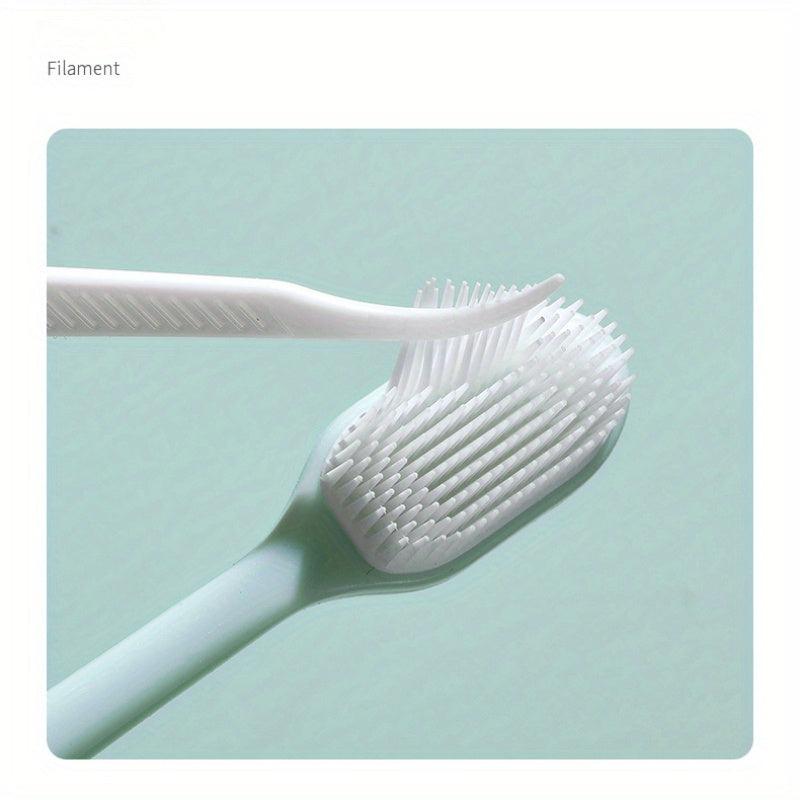 Nano Adult Toothbrush with Tongue Brush and Scraper
