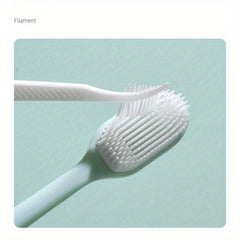 Nano Adult Toothbrush with Tongue Brush and Scraper