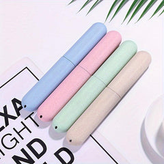 4pcs Toothbrush Storage Case Travel Mouthwash Cup Holder For Camping