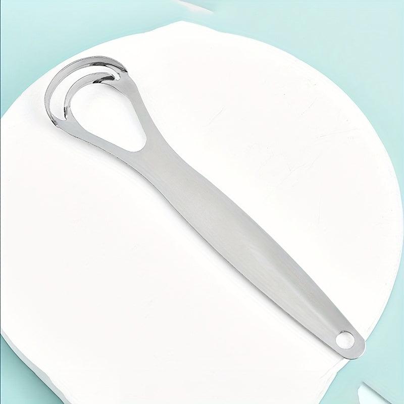 Stainless Steel Tongue Cleaner Double Layer Oral Care Tool