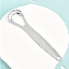 Stainless Steel Tongue Cleaner Double Layer Oral Care Tool