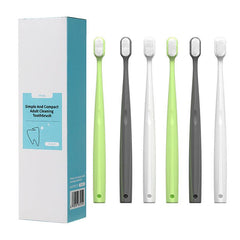 6pcs Soft Bristles Adult Toothbrush Pack