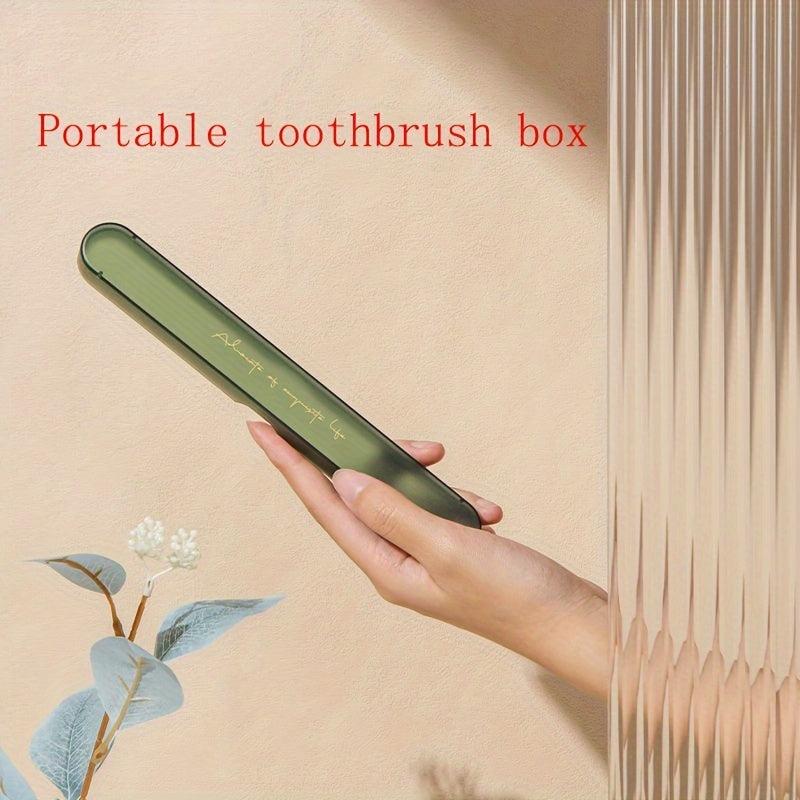 Portable Toothbrush Storage Case Travel Mouthwash Cup Holder