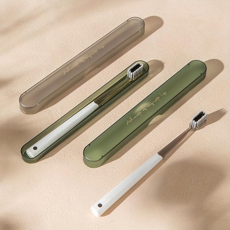 Portable Toothbrush Storage Case Travel Mouthwash Cup Holder