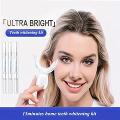 Wireless Teeth Whitening Kit w/ LED Light Accelerator