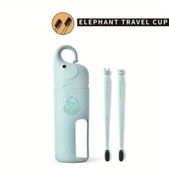 Elephant Travel Toothbrush Storage Container Box Gargle Cup