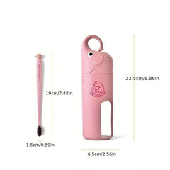 Elephant Travel Toothbrush Storage Container Box Gargle Cup