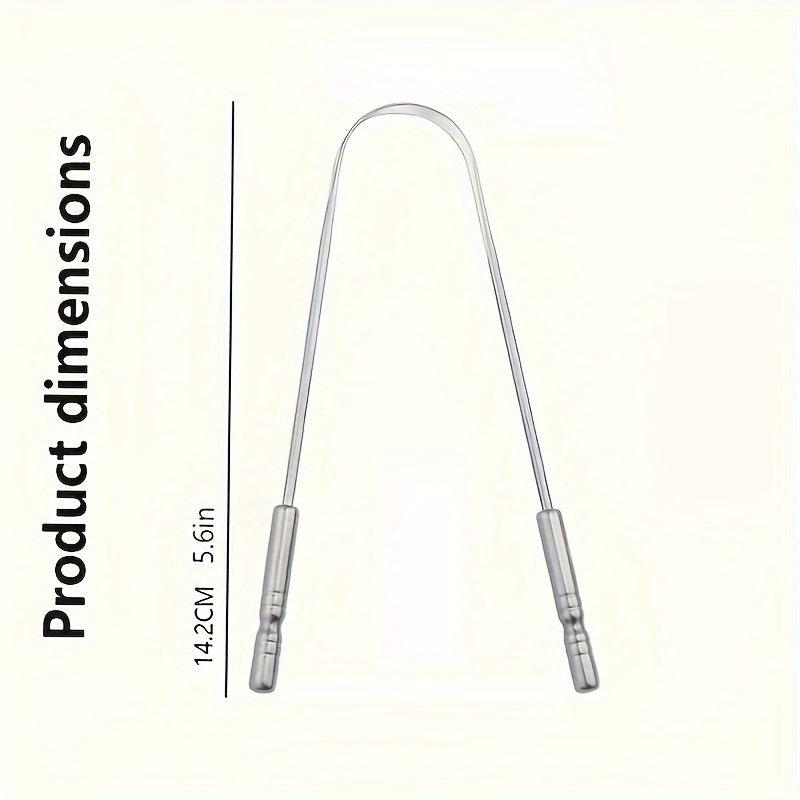 Stainless Steel Tongue Scraper for Oral Care - Reduce Bad Breath