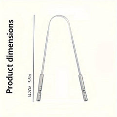 Stainless Steel Tongue Scraper for Oral Care - Reduce Bad Breath