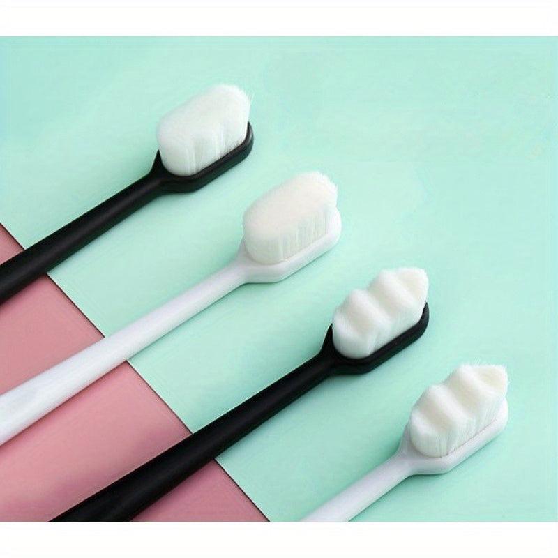 4pcs Soft Manual Toothbrushes for Deep Cleaning Oral Care Adults