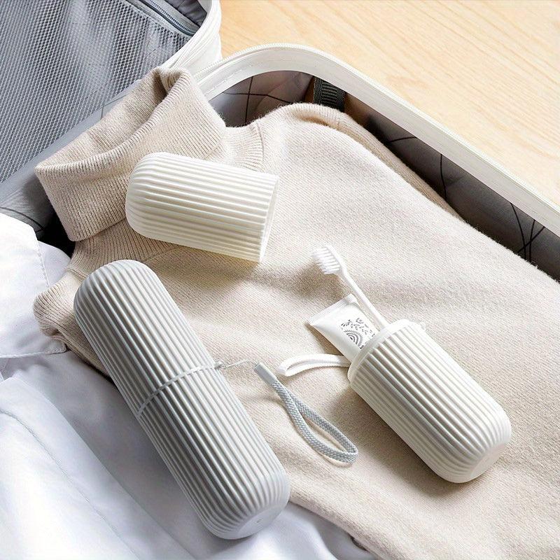 Portable Travel Toothbrush Storage Container Box Gargle Cup Toothpaste Holder