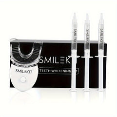 Wireless Teeth Whitening Kit LED Lights Gel Pens Stain Cleaning at Home