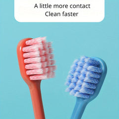 2pcs Soft Manual Toothbrushes for Sensitive Teeth Gums