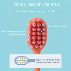 2pcs Soft Manual Toothbrushes for Sensitive Teeth Gums