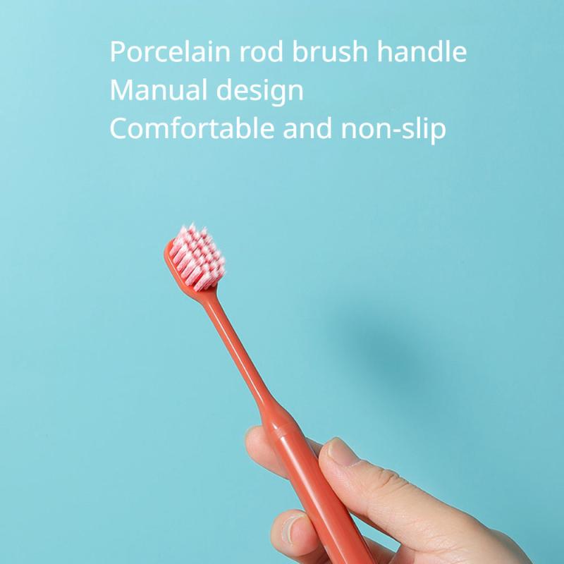 2pcs Soft Manual Toothbrushes for Sensitive Teeth Gums