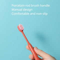 2pcs Soft Manual Toothbrushes for Sensitive Teeth Gums