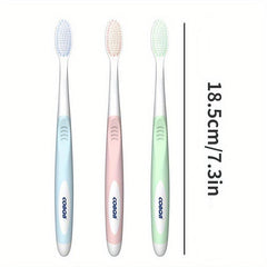 12pcs Family Soft Manual Toothbrushes Deep Cleaning Oral Care Home