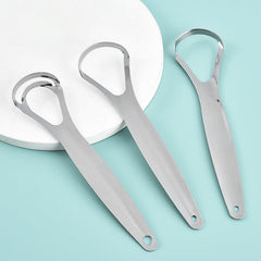 5pcs Stainless Steel Tongue Scraper for Oral Care