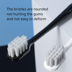 4 Pcs Soft Bristle ToothBrush Rounded Brush Adults