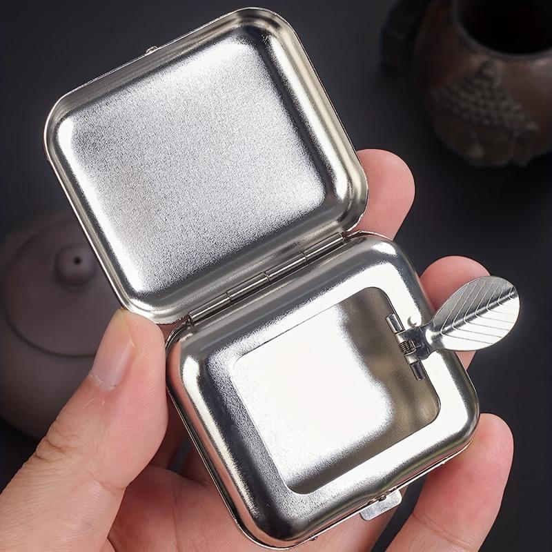 Portable Ashtray Windproof Stainless Steel Car Ash Tray