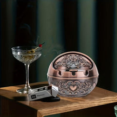 Windproof Ashtray with Lid Household Decorative Ashtray