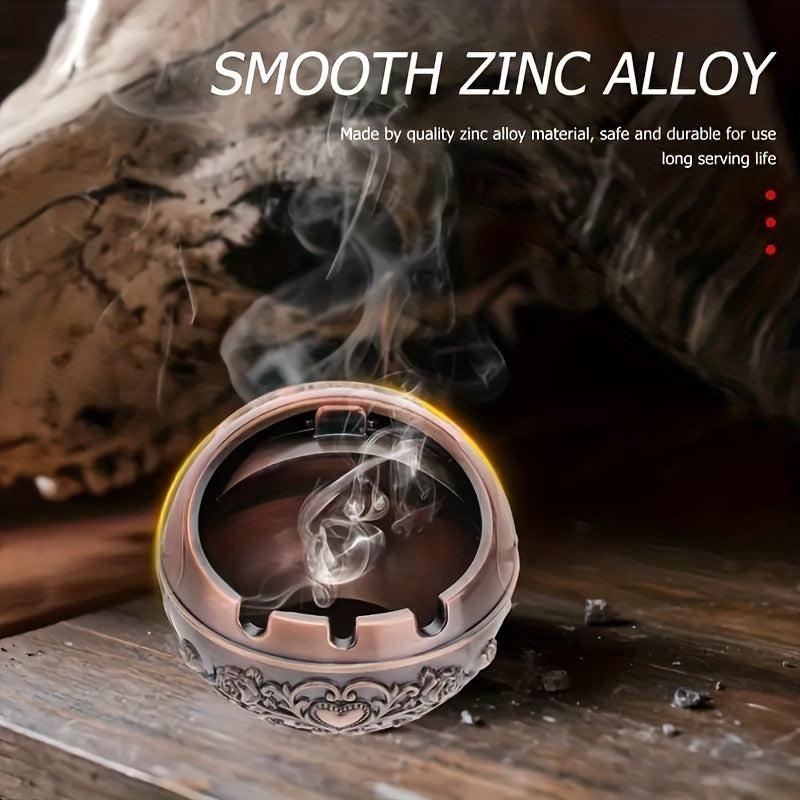 Windproof Ashtray with Lid Household Decorative Ashtray