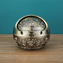 Windproof Ashtray with Lid Household Decorative Ashtray