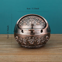 Windproof Ashtray with Lid Household Decorative Ashtray