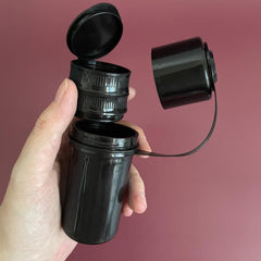 3 IN 1 Grinder Storage System Smell Proof Travel Ready Tether Strap Lightweight