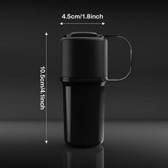 3 IN 1 Grinder Storage System Smell Proof Travel Ready Tether Strap Lightweight