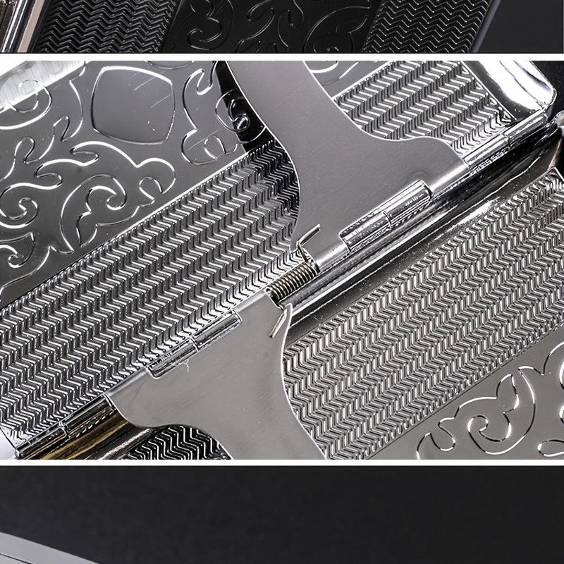 20pcs Metal Ultra Thin Cigarette Case Pressure Proof Metal Iron Case